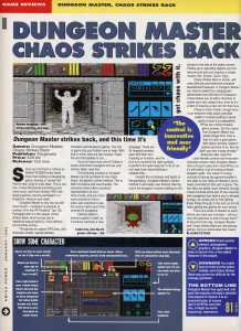 Dungeon Master And Chaos Strikes Back (Amiga) Review - Amiga Power (United Kingdom), Issue No 21 January 1993, Page 80