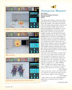 Dungeon Master (Amiga) Award - Amiga World (USA), Vol 5 No 11 November 1989, Page 32