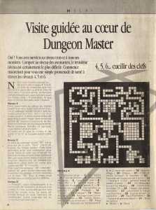 Dungeon Master Hints - Atari 1ST (France), Issue No 13 October 1988, Page 28