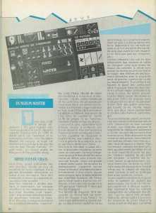 Dungeon Master (Atari ST) Review - Atari 1ST (France), Issue No 8 April 1988, Page 64