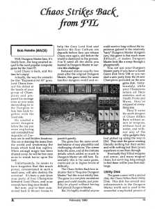 Chaos Strikes Back (Atari ST) Review - Atari Interface Magazine (USA), Vol 2 No 2 February 1990, Page 15