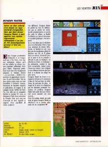 Dungeon Master (Atari ST) Review - Atari Magazine (France), Issue No 6 June 1988, Page 67