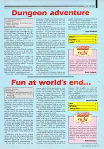 Dungeon Master (Atari ST) Review - Atari ST User (United Kingdom), Vol 3 No 3 May 1988, Page 49