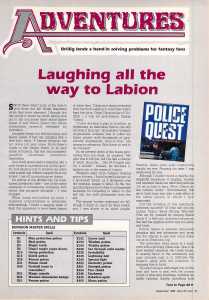 Dungeon Master Hints - Atari ST User (United Kingdom), Vol 3 No 7 September 1988, Page 67