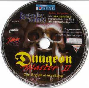 Dungeon Master II (PC) Compact Disc Front - Bestseller Games (Germany), Issue No 16