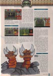 Dungeon Master II (PC) Magazine - Bestseller Games (Germany), Issue No 16, Page 21