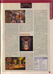 Dungeon Master II (PC) Magazine - Bestseller Games (Germany), Issue No 16, Page 43