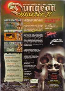Dungeon Master II (PC) Magazine - Bestseller Games (Germany), Issue No 16, Page 52