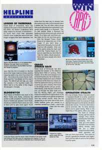 Chaos Strikes Back Hints - CU Amiga (United Kingdom), August 1991, Page 131