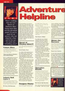 Dungeon Master (Amiga) Hints - CU Amiga (United Kingdom), February 1996, Page 58