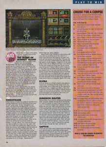 Dungeon Master Hints - CU Amiga (United Kingdom), June 1992, Page 88