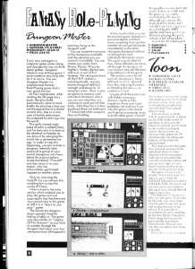 Dungeon Master (Atari ST) Review - Computer And Video Games (United Kingdom), Issue No 78 April 1988, Page 92