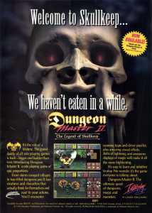 Dungeon Master II (PC, Macintosh) Advertisement - Computer Game Review (USA), Vol 5 No 3 Issue No 51 October 1995, Page 61