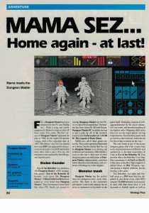 Dungeon Master (PC) Review - Computer Games Strategy Plus (United Kingdom-USA-Canada), Issue No 24 November 1992, Page 80
