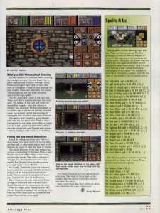 Dungeon Master II Hints - Computer Games Strategy Plus (United Kingdom-USA-Canada), Issue No 60 November 1995, Page 115