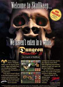 Dungeon Master II (PC, Macintosh) Advertisement - Computer Gaming World (USA), Issue No 135 October 1995, Page 57
