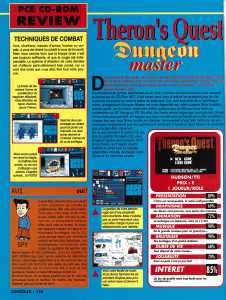 Theron's Quest (TurboGrafx) Review - Consoles + (France), Issue No 23 September 1993, Page 150 Theron's Quest (TurboGrafx) Review - Consoles + (France), Issue No 23 September 1993, Page 150