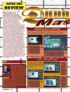 Dungeon Master (Super NES) Review - Consoles + (France), Issue No 25 November 1993, Page 134