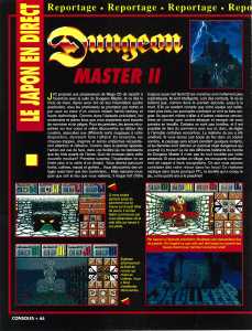 Dungeon Master II (Mega CD) Preview - Consoles + (France), Issue No 30 March 1994, Page 44