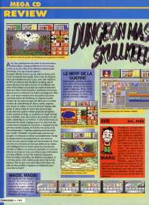 Dungeon Master II (Mega CD) Review - Consoles + (France), Issue No 42 April 1995, Page 144 Dungeon Master II (Mega CD) Review - Consoles + (France), Issue No 42 April 1995, Page 144