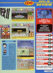 Dungeon Master II (Mega CD) Review - Consoles + (France), Issue No 42 April 1995, Page 145 Dungeon Master II (Mega CD) Review - Consoles + (France), Issue No 42 April 1995, Page 145