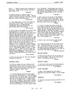 Dungeon Master Hints - Current Notes (USA), March 1988, Page 63