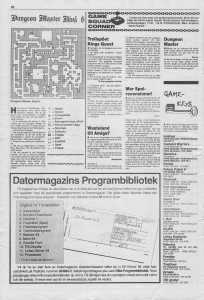 Dungeon Master Hints - Datormagazin (Sweden), Vol 1989 No 7 May 1989, Page 22