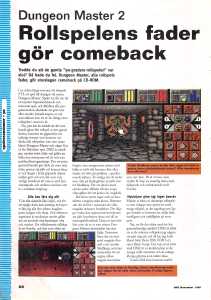 Dungeon Master II (PC) Review - Datormagazin (Sweden), Vol 1995 No 14 November 1995, Page 60 Dungeon Master II (PC) Review - Datormagazin (Sweden), Vol 1995 No 14 November 1995, Page 60