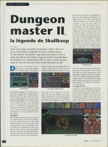 Dungeon Master II (Amiga) Review - Dream (France), Issue No 24 December 1995, Page 36 Dungeon Master II (Amiga) Review - Dream (France), Issue No 24 December 1995, Page 36
