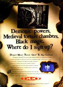 Theron's Quest (Turbografx) Advertisement - Duo World (USA), Issue No 1 July-August 1993, Page 25