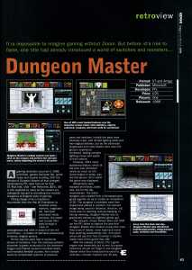 Dungeon Master (Atari ST, Amiga) Review - Edge (United Kingdom), Issue No 30 March 1996, Page 83