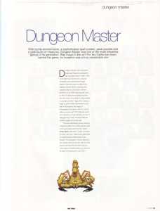 Dungeon Master Article - Edge Presents Retro The Making Of Special (United Kingdom), February 2003, Page 97
