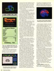 Dungeon Master (Super NES) Review - Electronic Games (USA),  July 1993, Page 66