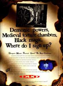 Theron's Quest (Turbografx) Advertisement - Electronic Gaming Monthly (USA), Issue No 47 Vol 6 No 6 June 1993, Page 77