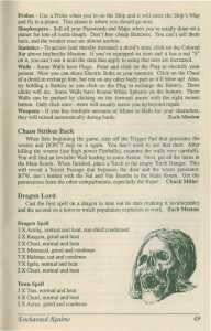 Chaos Strikes Back Hints - Enchanted Realms (USA), Issue No 5 March-April 1991, Page 49