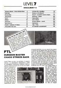 Dungeon Master And Chaos Strikes Back (Atari ST, Amiga) Review - Excalibur (Czechia), Issue No 4 July 1991, Page 3