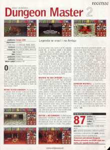 Dungeon Master II (Amiga) Review - Excalibur (Czechia), Issue No 52 February 1996, Page 53 Dungeon Master II (Amiga) Review - Excalibur (Czechia), Issue No 52 February 1996, Page 53