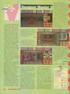 Dungeon Master II (PC) Review - Gambler (Poland), September 1995, Page 72