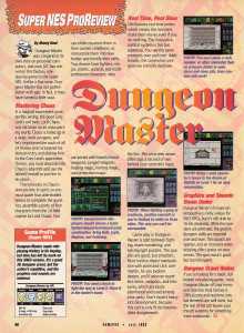Dungeon Master (Super NES) Review - GamePro (USA), Vol 5 No 7 July 1993, Page 98