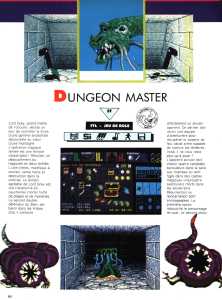 Dungeon Master (Atari ST) Review - Game Mag (France), Issue No 5 March 1988, Page 64