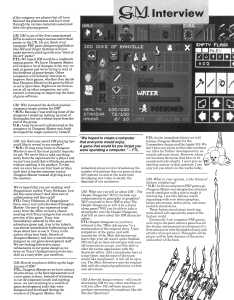 FTL Games Interview - Game Master (United Kingdom), Vol 1 No 3 November 1988, Page 55