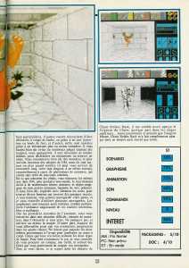 Chaos Strikes Back (Atari ST) Review - Generation 4 (France), Issue No 19 February 1990, Page 123