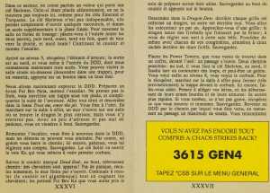 Supplement - Chaos Strikes Back Guide - Generation 4 (France), Issue No 21 April 1990, Pages 36-37