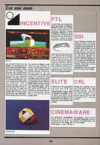 Dungeon Master and Chaos Strikes Back and Unnamed Science Fiction Game News - Generation 4 (France), Issue No 5 September-October 1988, Page 108