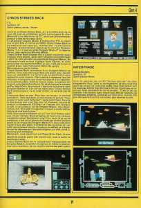 Chaos Strikes Back (Atari ST) Preview - Generation 4 (France), Issue No 8 January 1989, Page 97