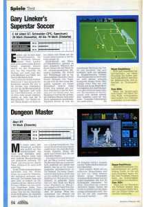 Dungeon Master (Atari ST) Review - Happy Computer (Germany), February 1988, Page 84