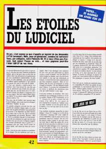 Dungeon Master Award - Jeux et Strategie (France), Issue No 53 October-November 1988, Page 42