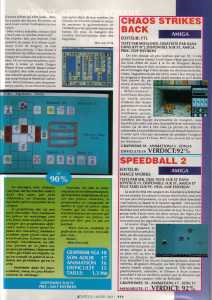 Chaos Strikes Back (Amiga) Review - Joystick (France), Issue No 14 March 1991, Page 171