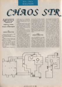 Chaos Strikes Back (Atari ST) Guide - Joystick (France), Issue No 3 March 1990, Page 80
