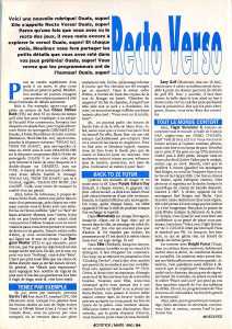 Chaos Strikes Back Hints - Joystick (France), Issue No 3 March 1990, Page 84